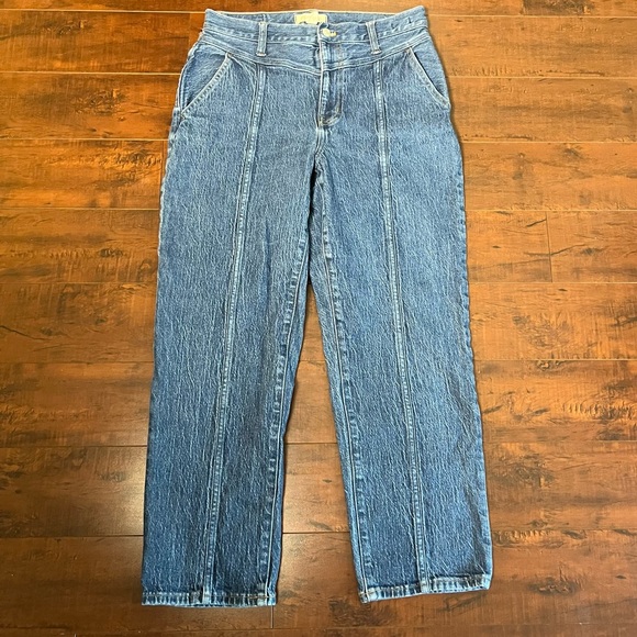 MADEWELL Denim The Perfect Vintage Straight Jean Greenhaven Seamed Version 29 - Picture 5 of 14